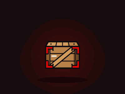 A Wooden Crate opening on a Rare